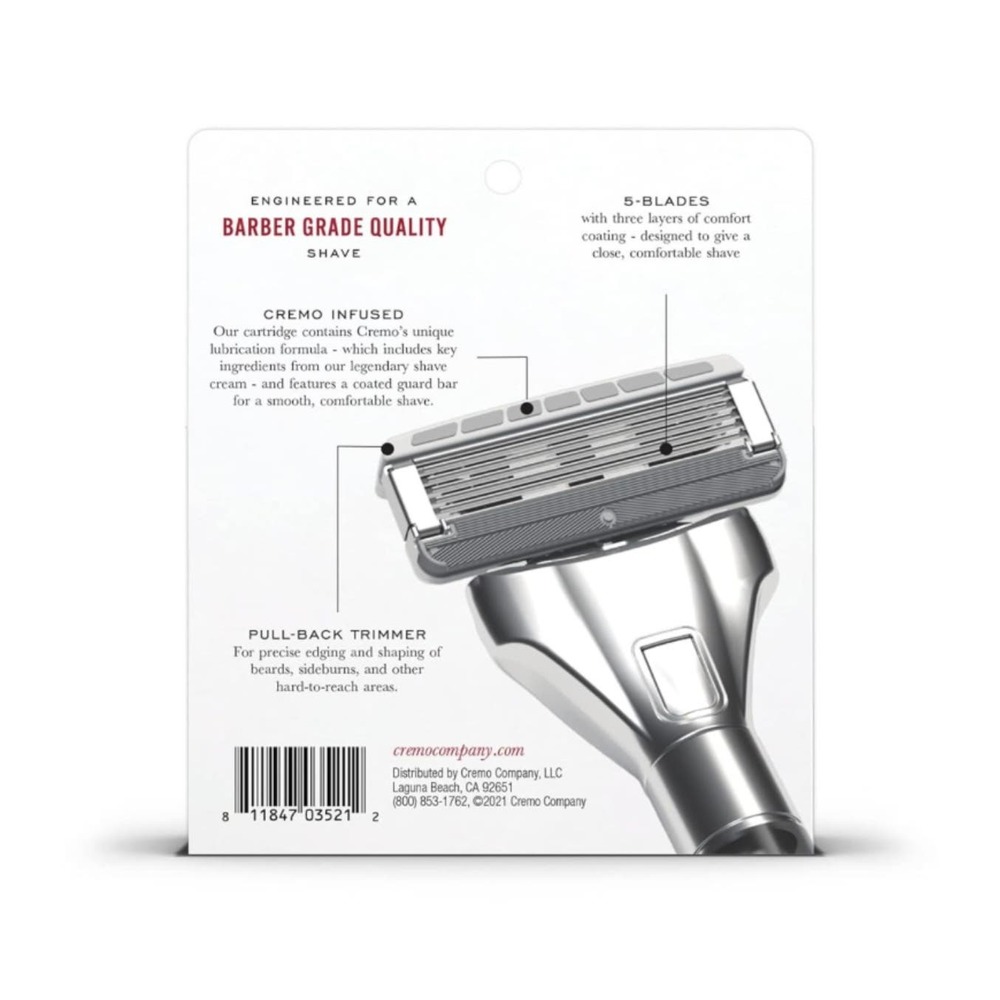 Cremo | Men | NIB Barber Grade 4 Pack Replacement Razor Blades - Picture 2 of 2
